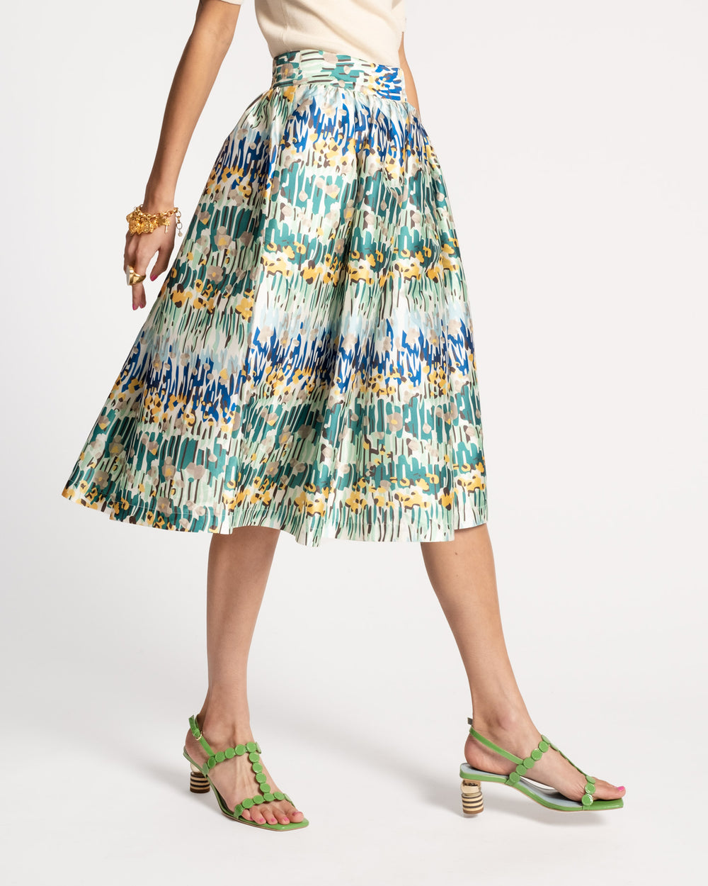 Barbara Midi Skirt - Meadow Skirts Frances Valentine