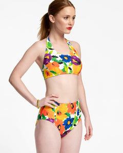 Addy Two Piece Swimsuit Floral Explosion - Frances Valentine