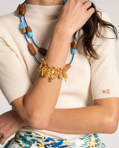 FV Charm Bracelet Gold - Frances Valentine
