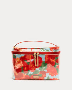 Train Case Cosmetic Peony Print - Frances Valentine