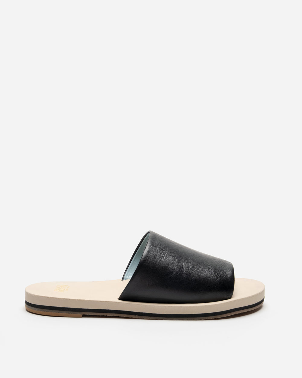 Cloud Slide Sandal - Black Oyster - Frances Valentine