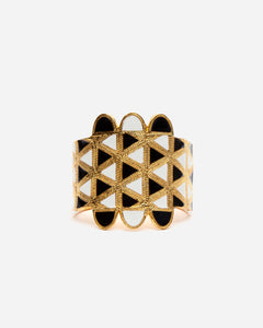 Geometric Cuff Bracelet - Frances Valentine