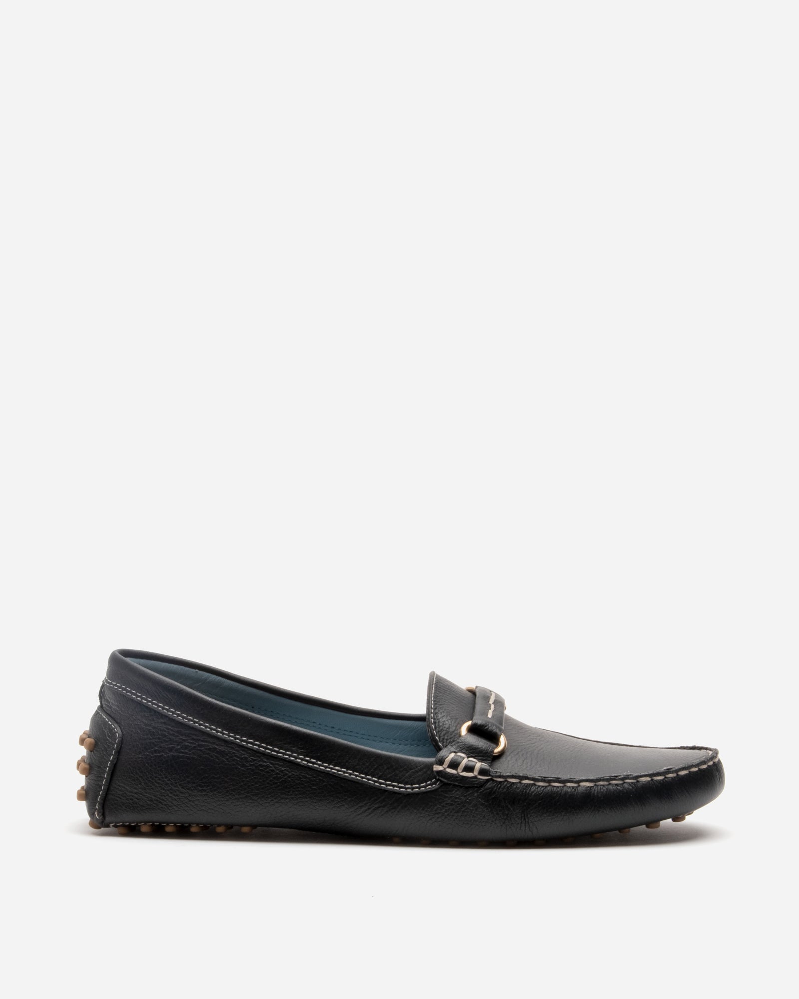 Charlie Driving Moc Tumbled Leather Black