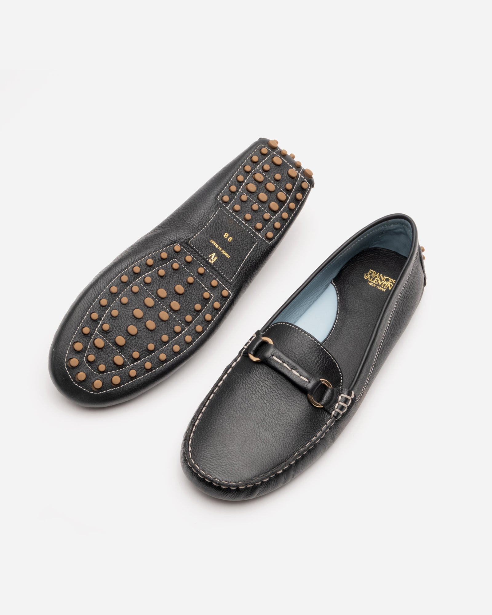 Charlie Driving Moc Tumbled Leather Black