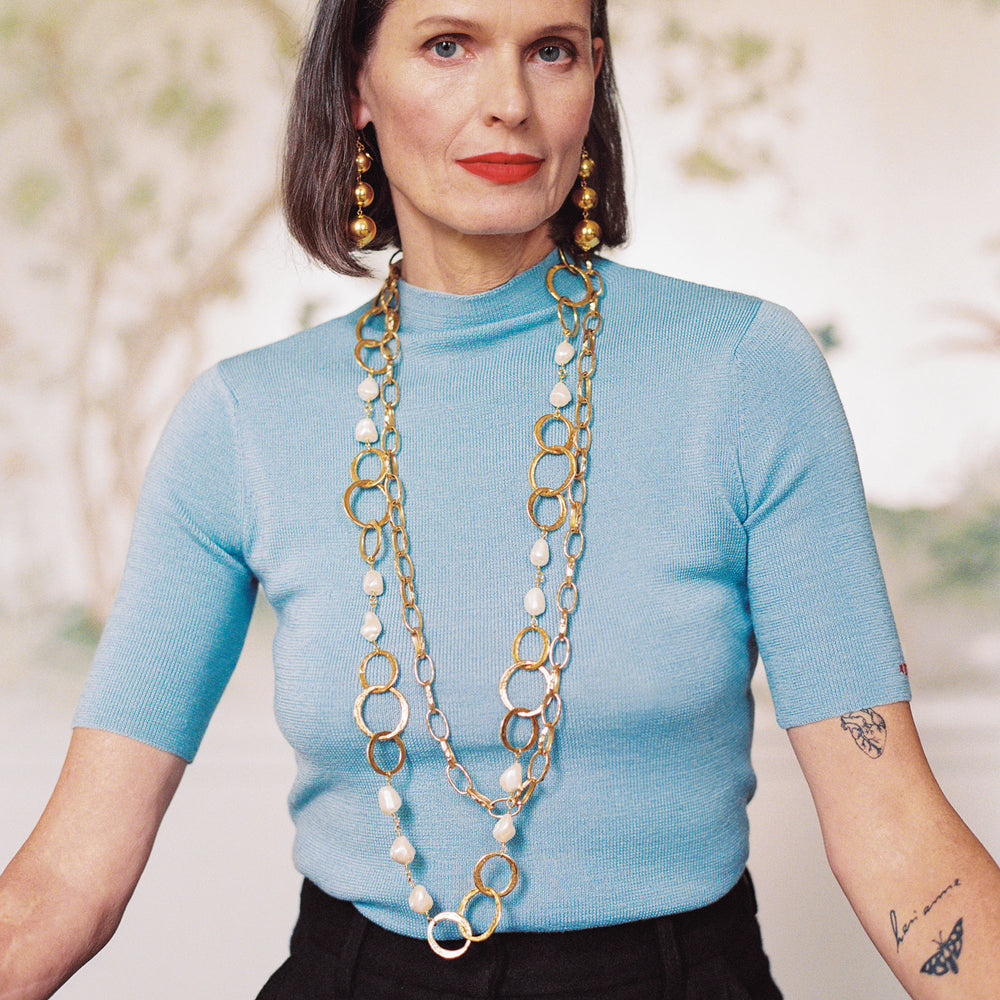 Gold Link Chain Necklace - Frances Valentine