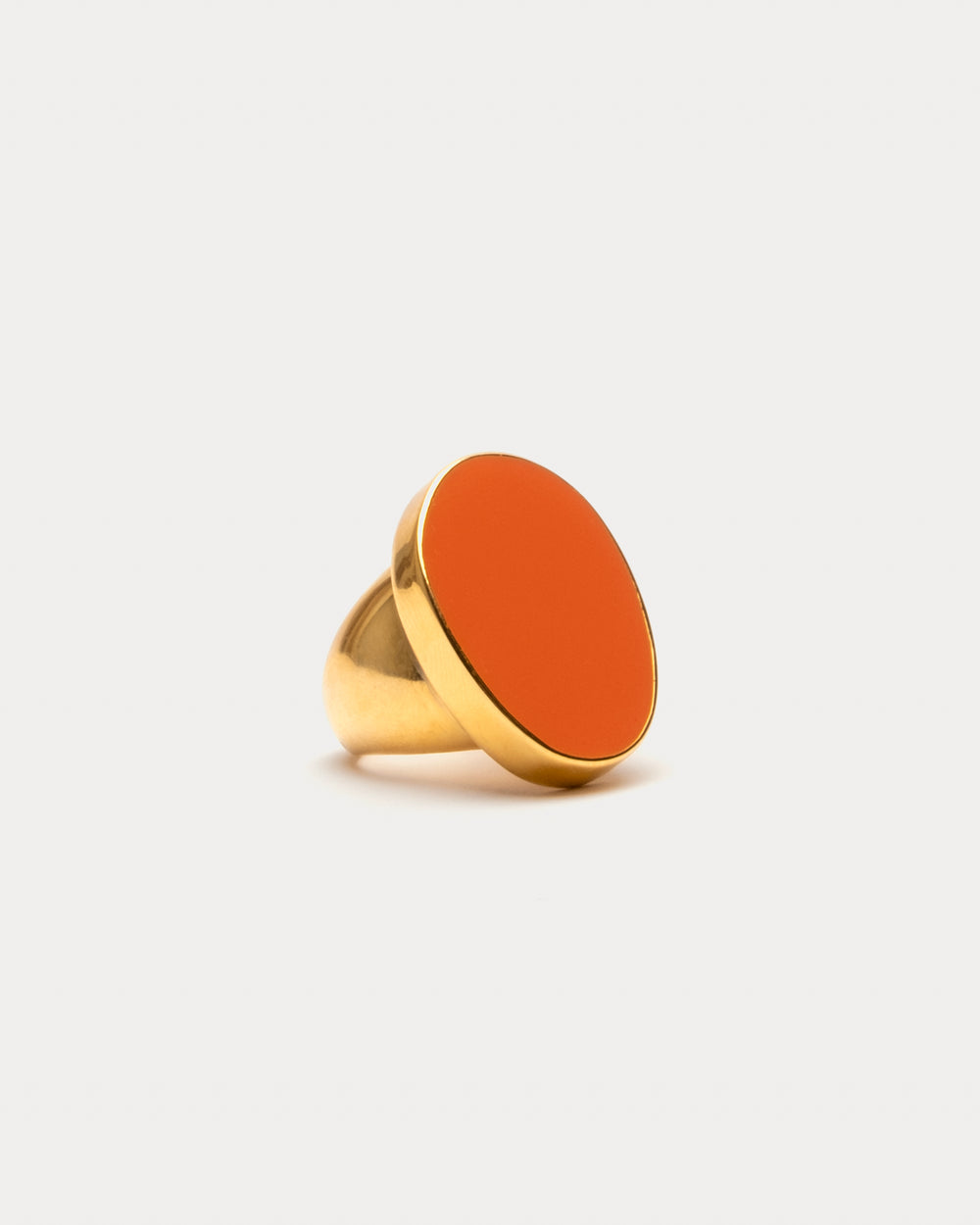 Enamel Palette Ring - Coral Ring KJL