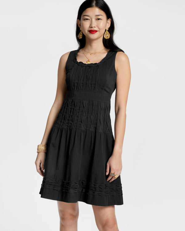 Ribbon Dress Black - Frances Valentine