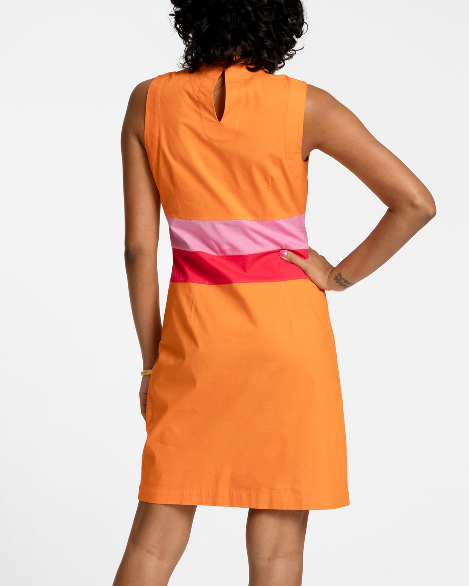 Simplicity Dress Orange Multi