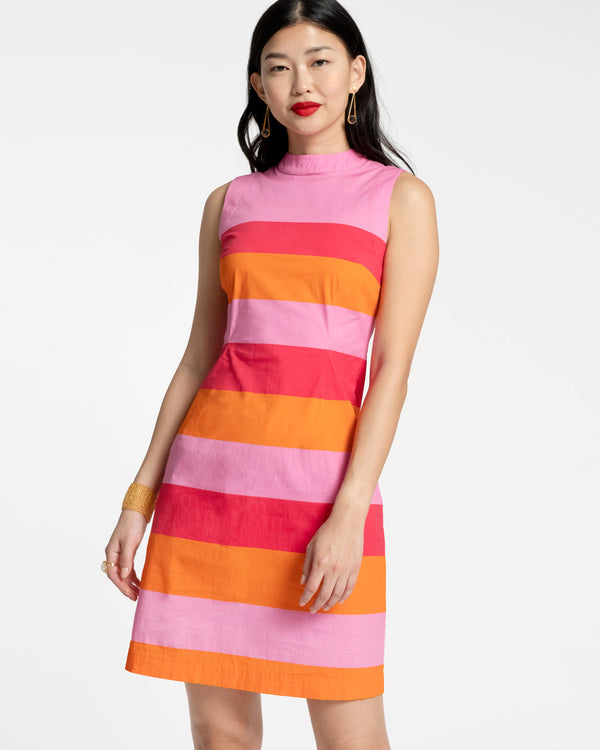 Simplicity Dress - Sherbet Stripe - Frances Valentine