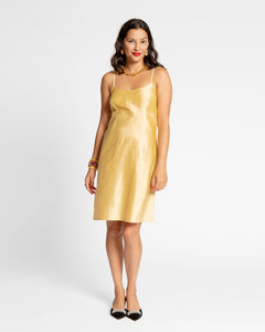 Slip Dress Gold - Frances Valentine