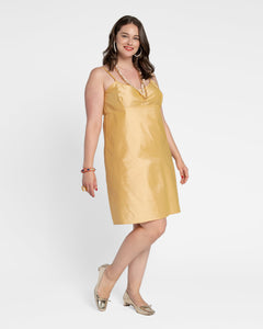 Slip Dress Gold - Frances Valentine