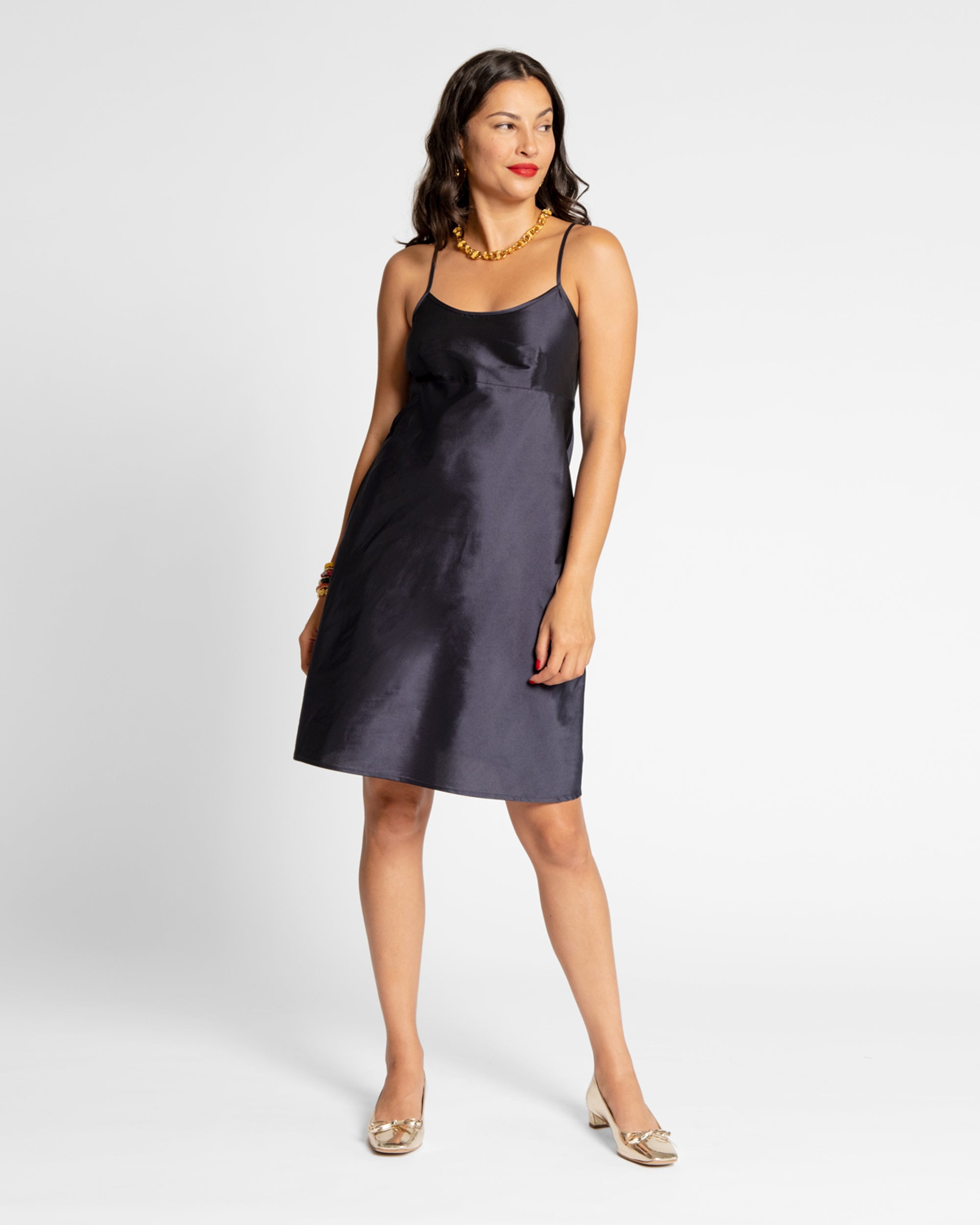 Slip Dress Navy