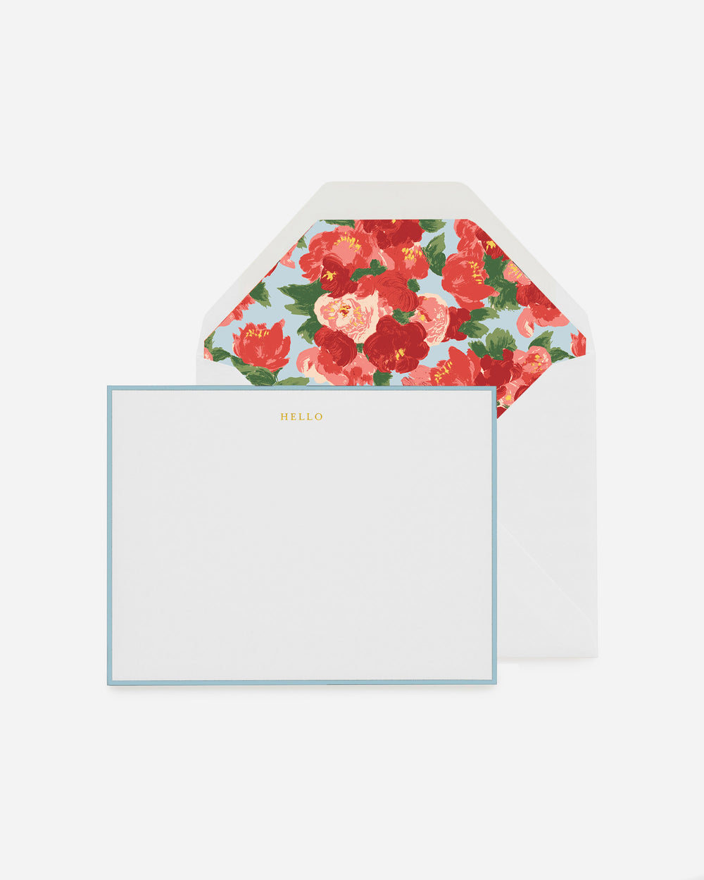 Frances Valentine x Sugar Paper Note Set - Peony Print Frances Valentine