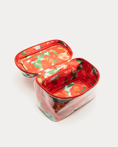Train Case Cosmetic Peony Print - Frances Valentine
