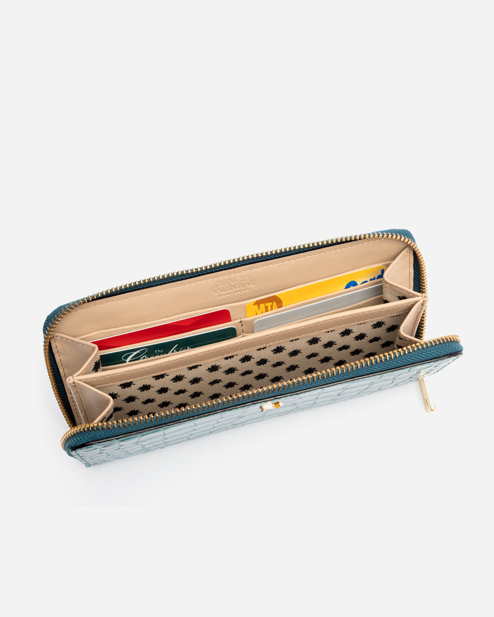 Zip Around Wallet - Soft Nappa Black - Frances Valentine
