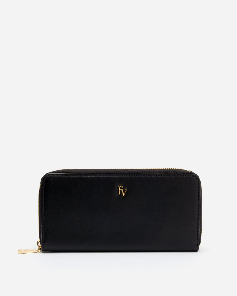 Zip Around Wallet - Soft Nappa Black - Frances Valentine